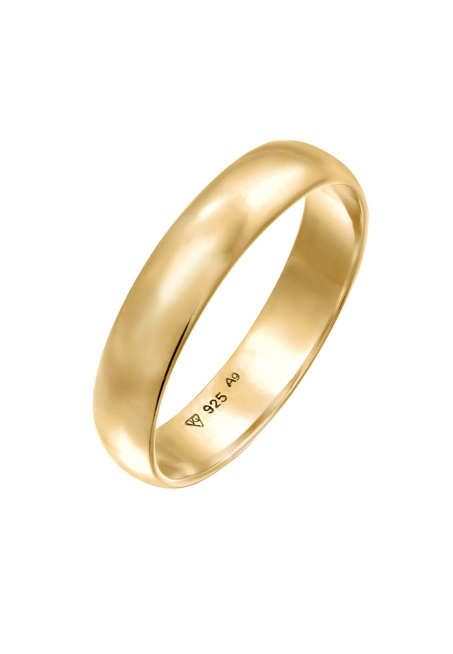 Ring Basic Bandring Casual Look Damen Gold 60mm von Elli