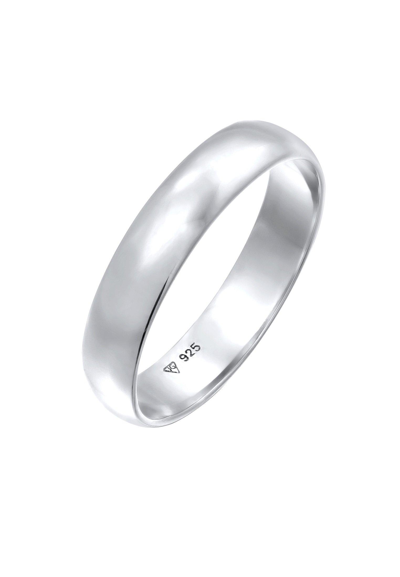 Ring Basic Bandring Casual Look Damen Silber 52mm von Elli