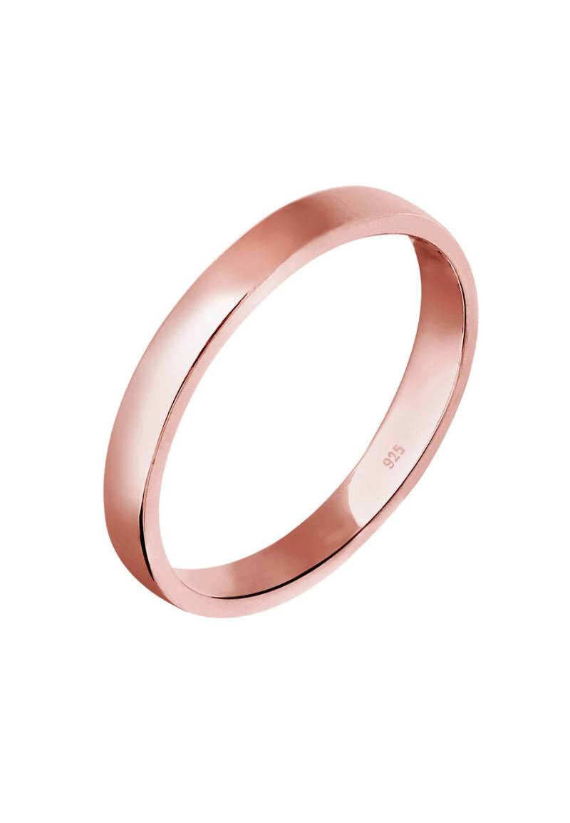 Ring Basic Design Damen Goldrosa 54mm von Elli