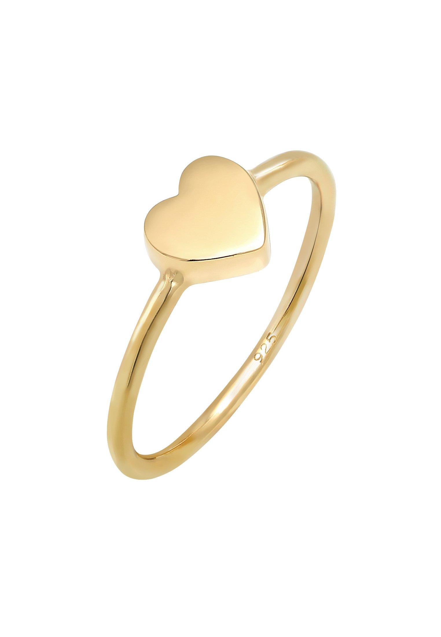 Ring Herz Damen Gold 56mm von Elli