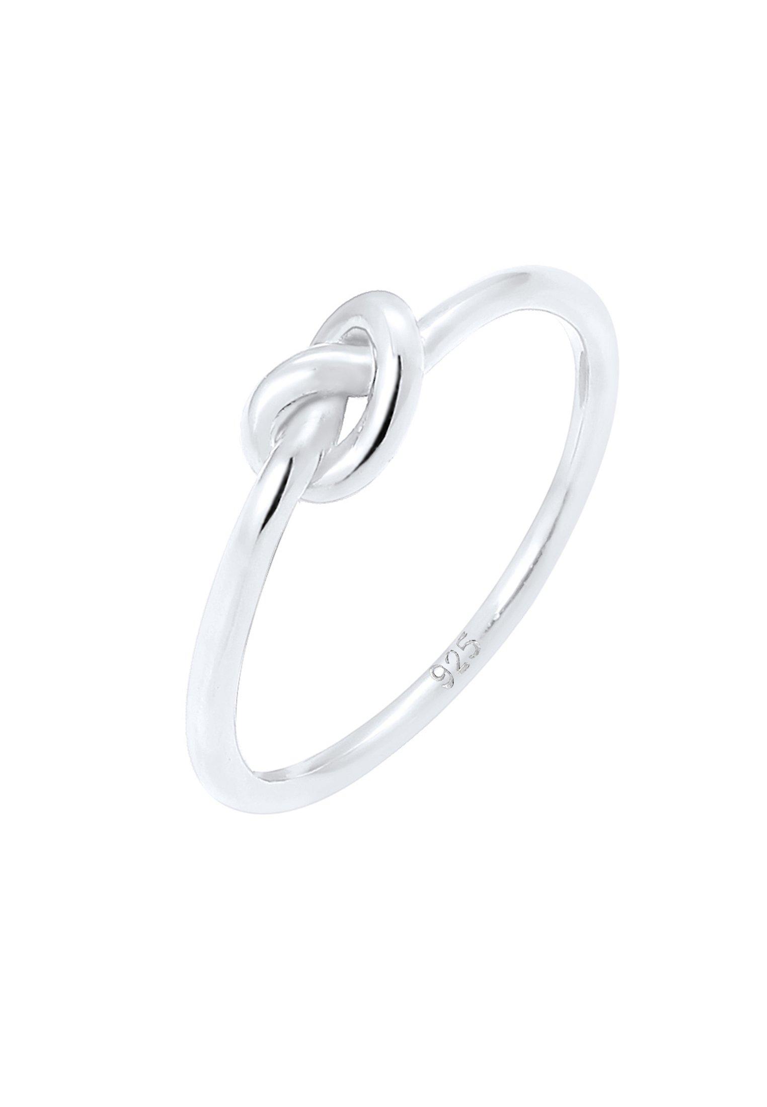 Ring Knoten Verknotet Trend Basic Damen Silber 52mm von Elli