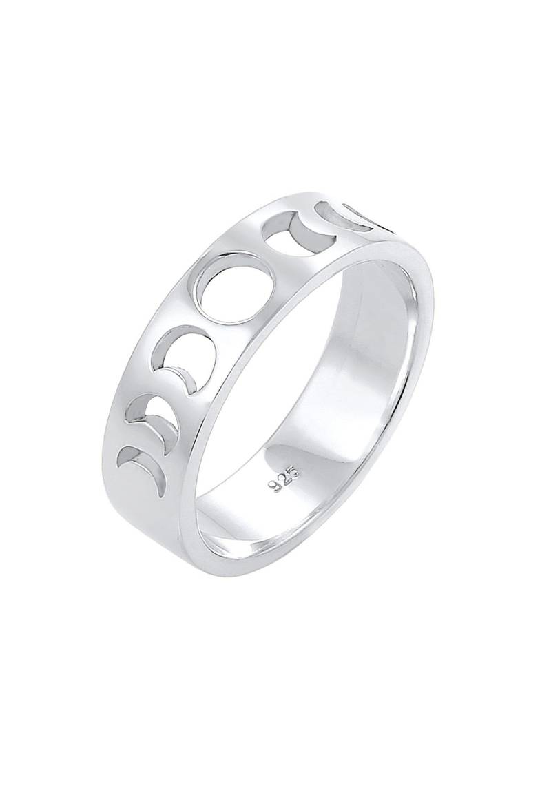 Ring Mondphasen Cut-out Damen Silber 58mm von Elli