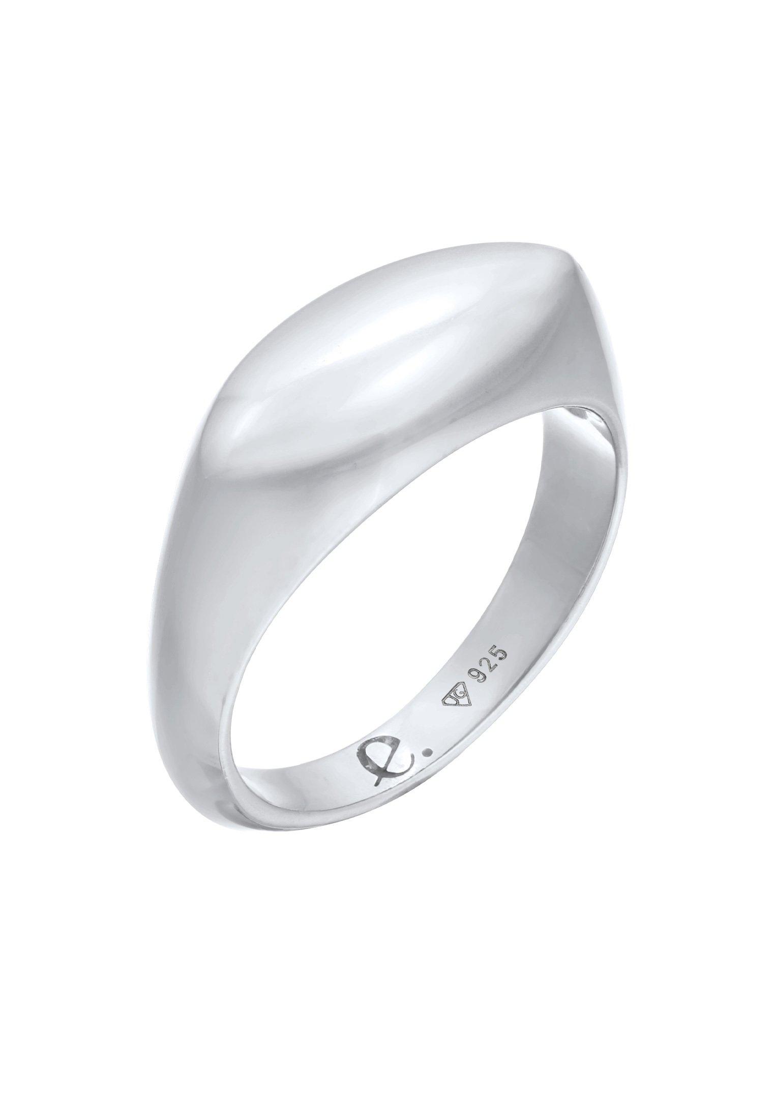 Ring Siegelring Marquise Design Damen Silber 52mm von Elli