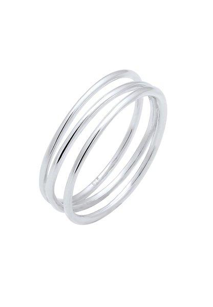 Ring Wickelring Filigran Blogger Trend Damen Silber 54mm von Elli