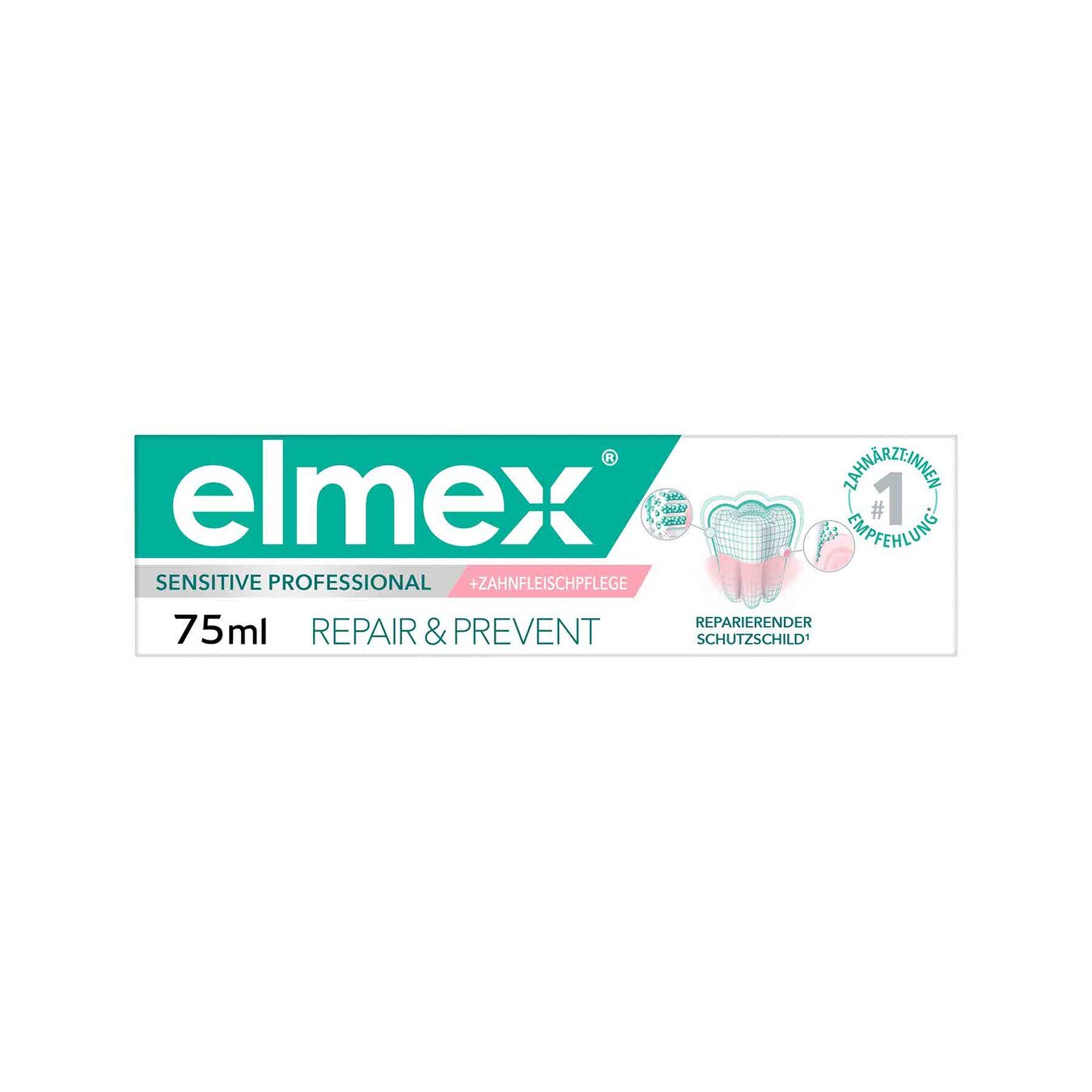 Elmex Sensitive Repair & Prevent Zahnpasta Sofortiger & langanhaltender Schutz Elmex Sensitive Repair & Prevent Zahnpasta Sofortiger & langanhaltender Schutz von Elmex
