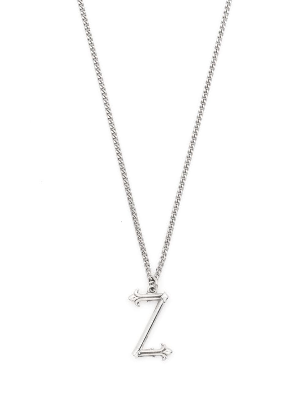 Emanuele Bicocchi Alphabet pendant necklace - Silver von Emanuele Bicocchi