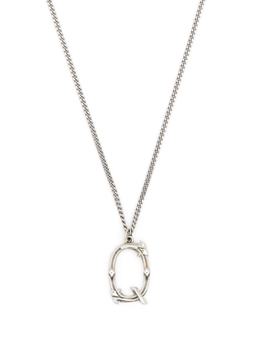 Emanuele Bicocchi Alphabet pendant necklace - Silver von Emanuele Bicocchi