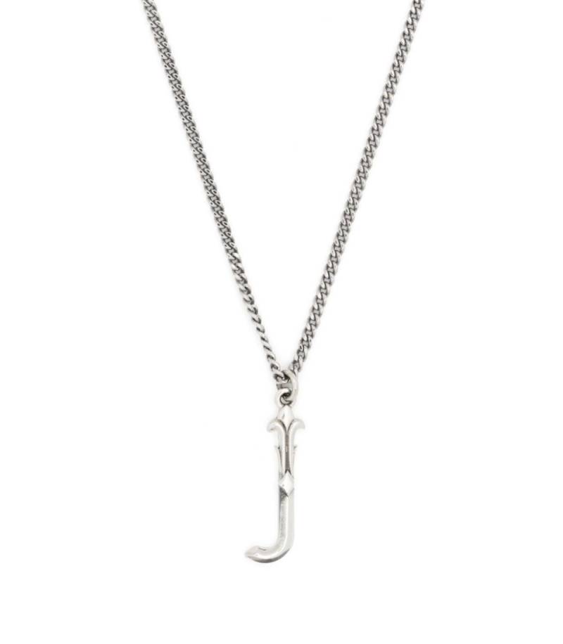 Emanuele Bicocchi Alphabet pendant necklace - Silver von Emanuele Bicocchi