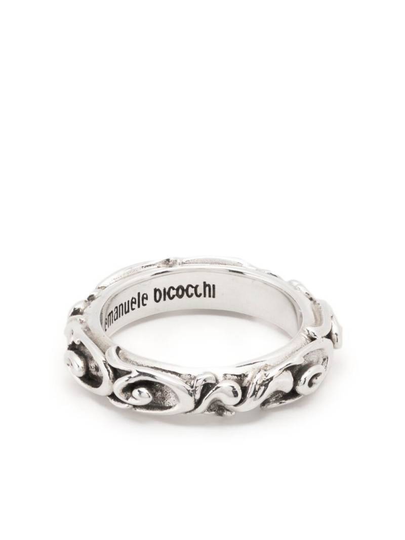 Emanuele Bicocchi Arabesque band ring - Silver von Emanuele Bicocchi