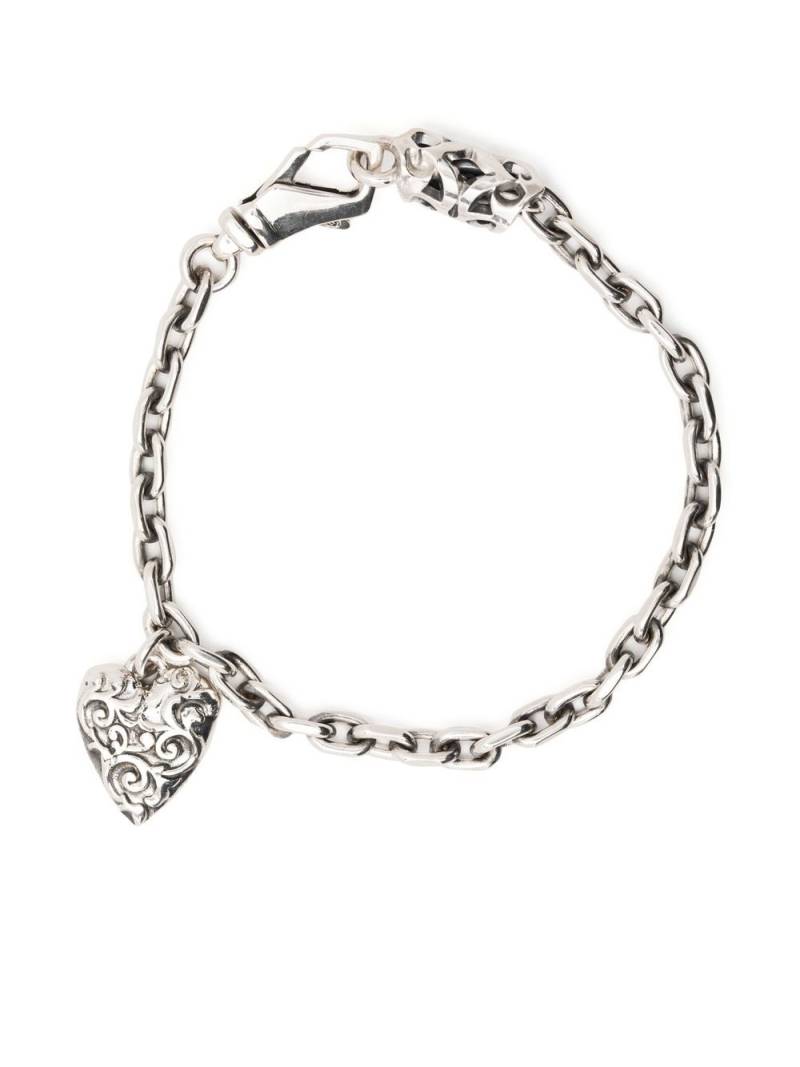 Emanuele Bicocchi Arabesque heart bracelet - Silver von Emanuele Bicocchi