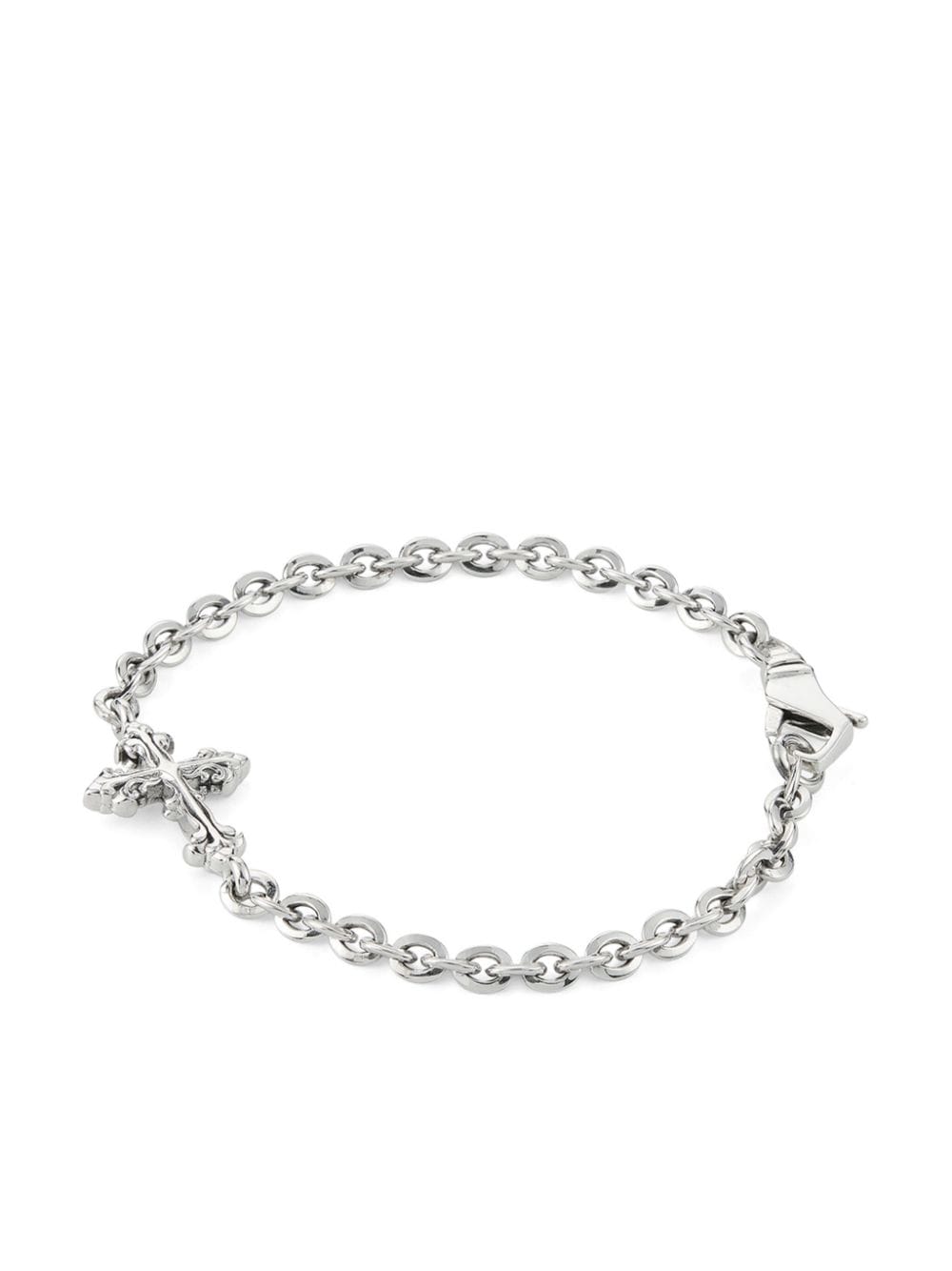 Emanuele Bicocchi Avelli cross bracelet - Silver von Emanuele Bicocchi