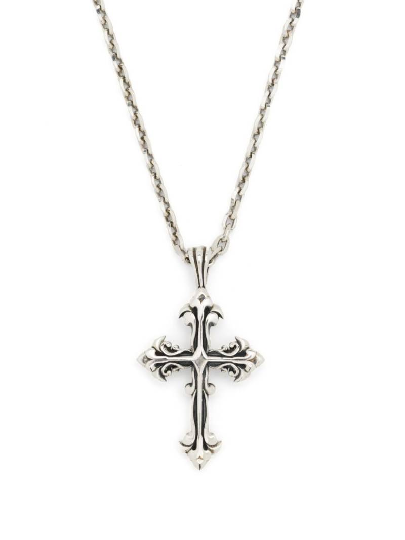 Emanuele Bicocchi Avelli cross-pendant necklace - Silver von Emanuele Bicocchi