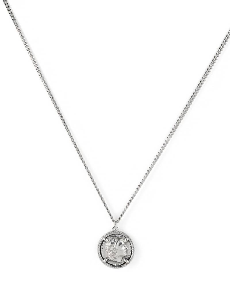 Emanuele Bicocchi Caesar Coin sterling-silver necklace von Emanuele Bicocchi