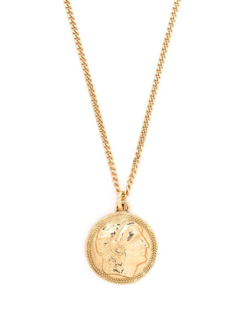 Emanuele Bicocchi Ceasar coin pendant - Gold von Emanuele Bicocchi