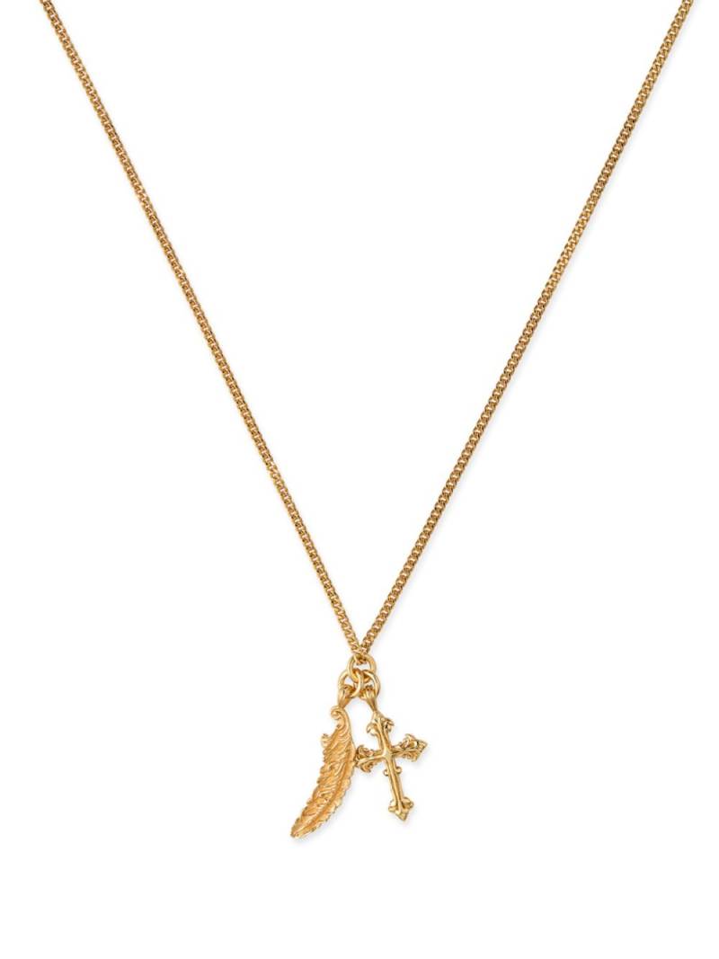 Emanuele Bicocchi Cross chain necklace - Gold von Emanuele Bicocchi