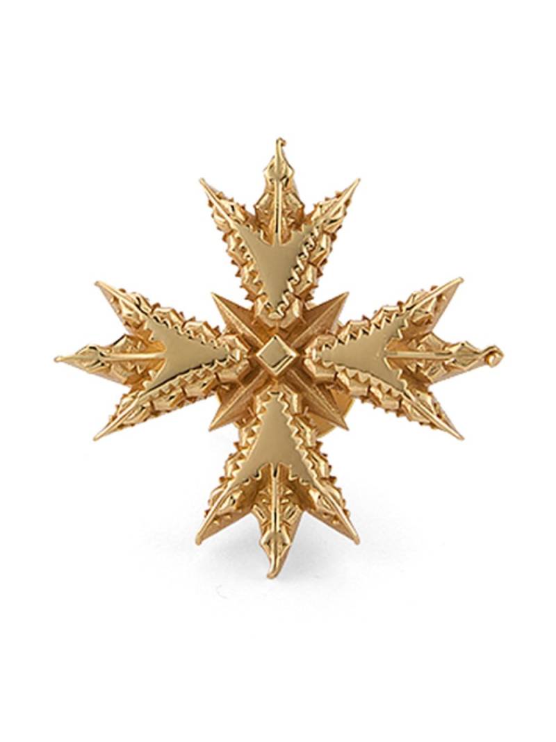 Emanuele Bicocchi EB Crest brooch - Gold von Emanuele Bicocchi