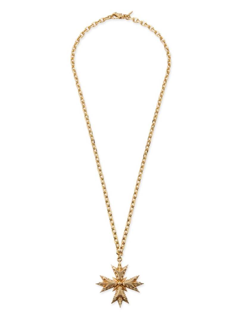 Emanuele Bicocchi EB Crest silver necklace - Gold von Emanuele Bicocchi