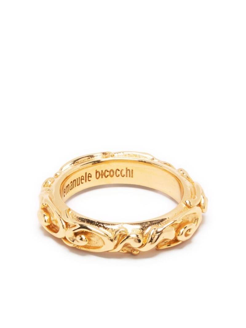 Emanuele Bicocchi Gold Arabesque band ring von Emanuele Bicocchi