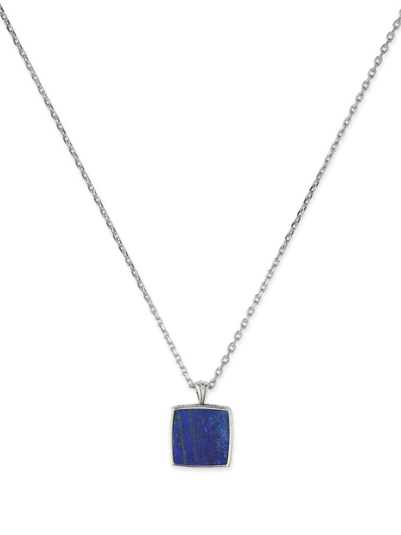 Emanuele Bicocchi Lapis amulet necklace - Silver von Emanuele Bicocchi