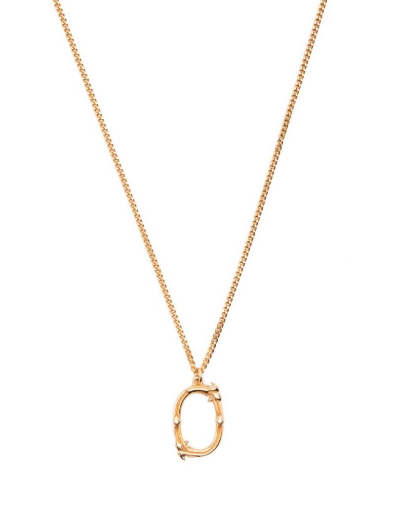 Emanuele Bicocchi O Alphabet Pendant necklace - Gold von Emanuele Bicocchi