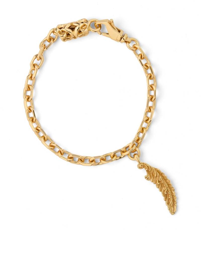 Emanuele Bicocchi Piuma-charm bracelet - Gold von Emanuele Bicocchi