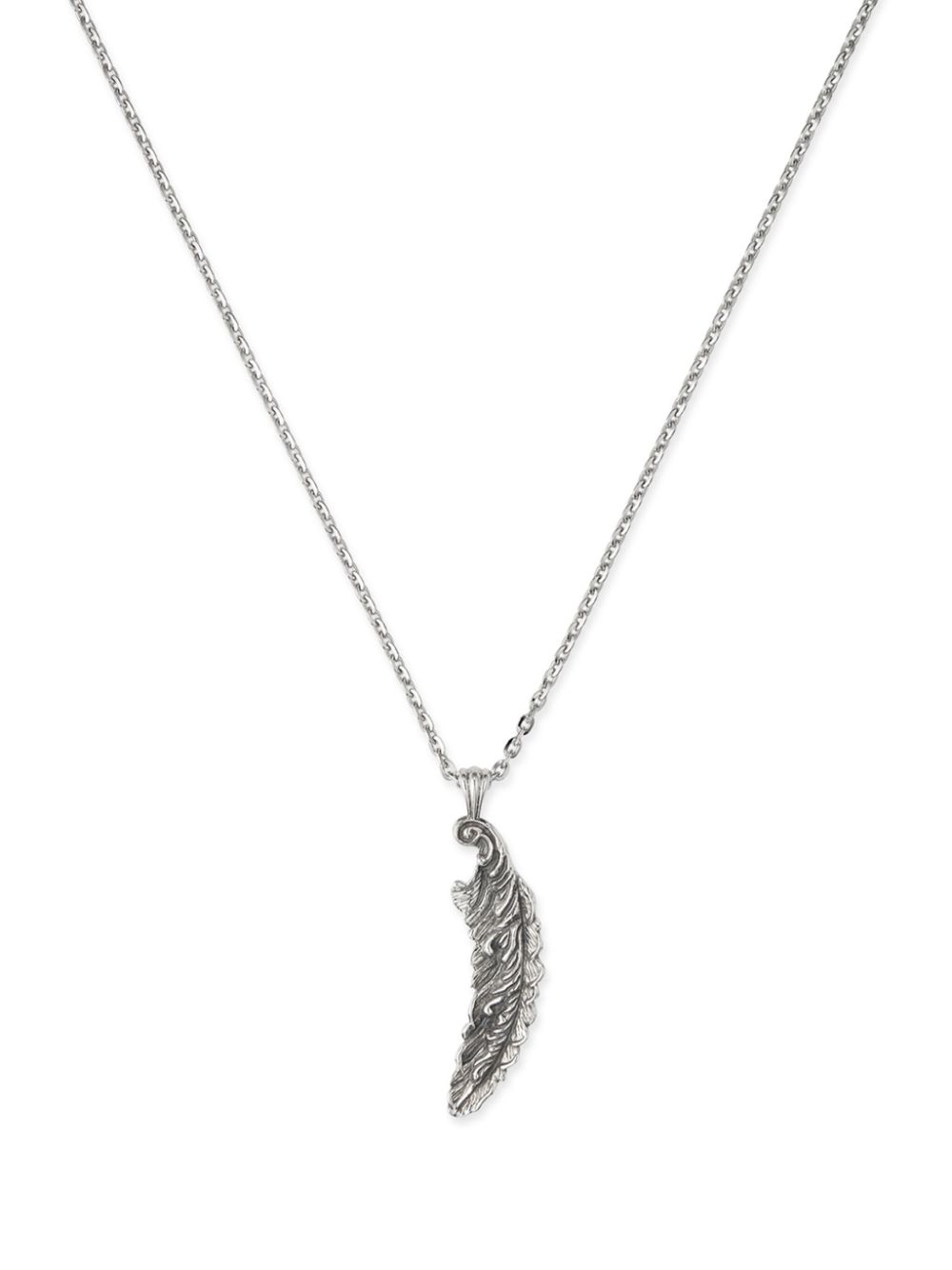 Emanuele Bicocchi Piuma pendant necklace - Silver von Emanuele Bicocchi