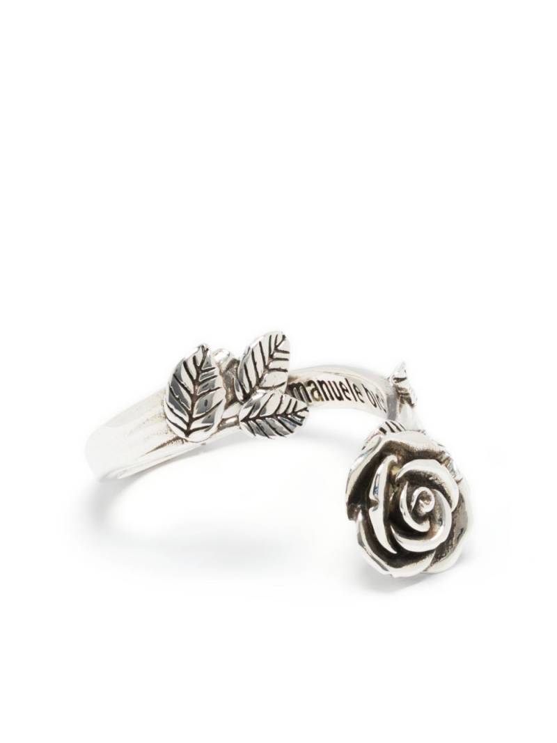 Emanuele Bicocchi Wild Rose Spiral ring - Silver von Emanuele Bicocchi