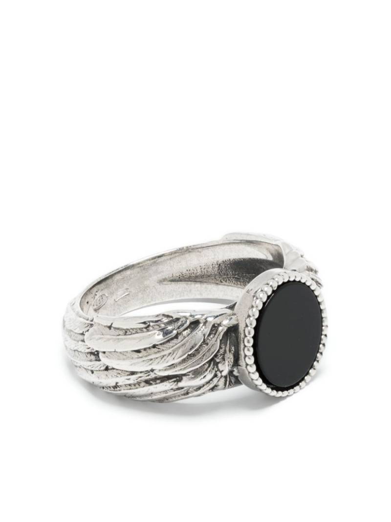 Emanuele Bicocchi Wing Stone ring - Silver von Emanuele Bicocchi