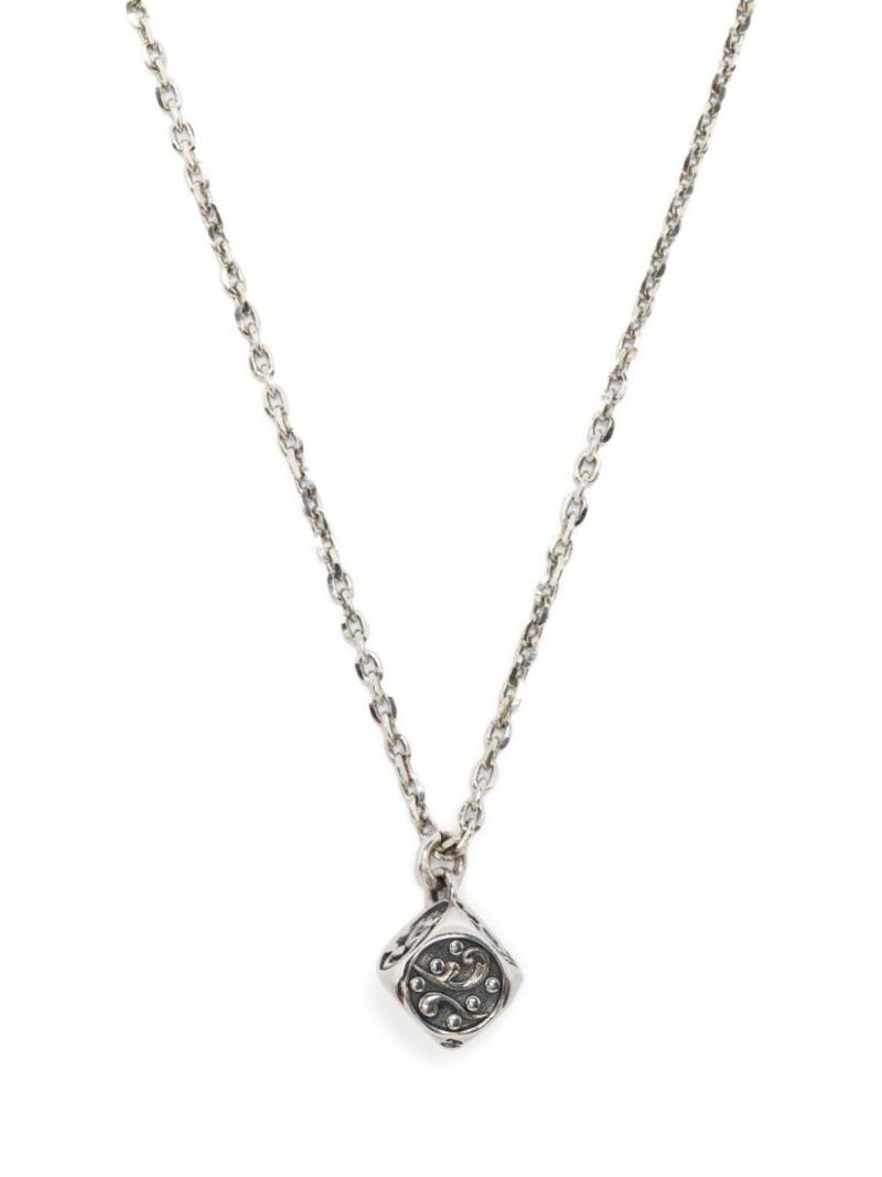 Emanuele Bicocchi arabesque dice pendant necklace - Silver von Emanuele Bicocchi