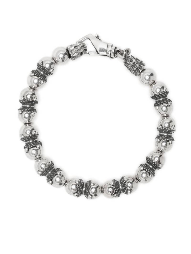 Emanuele Bicocchi beaded sterling silver bracelet von Emanuele Bicocchi