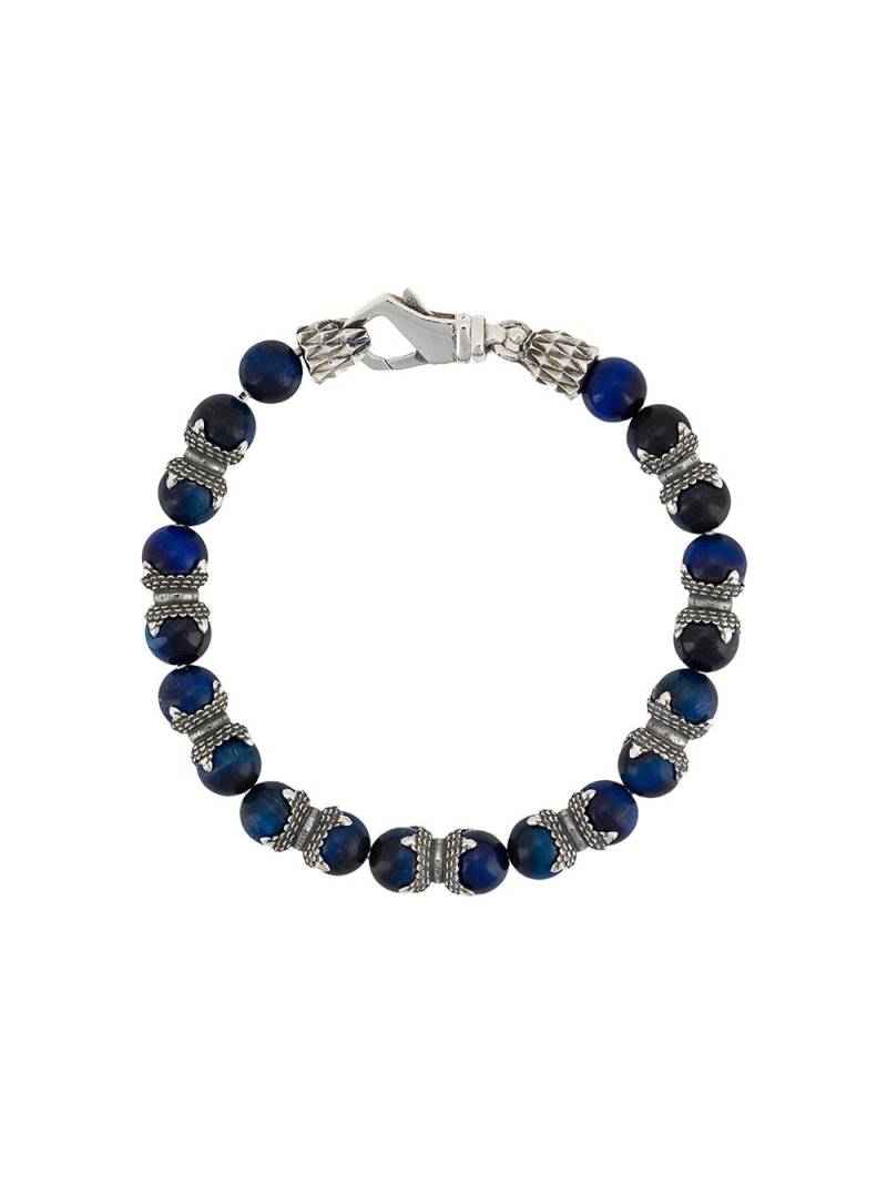 Emanuele Bicocchi beaded stone bracelet - Blue von Emanuele Bicocchi