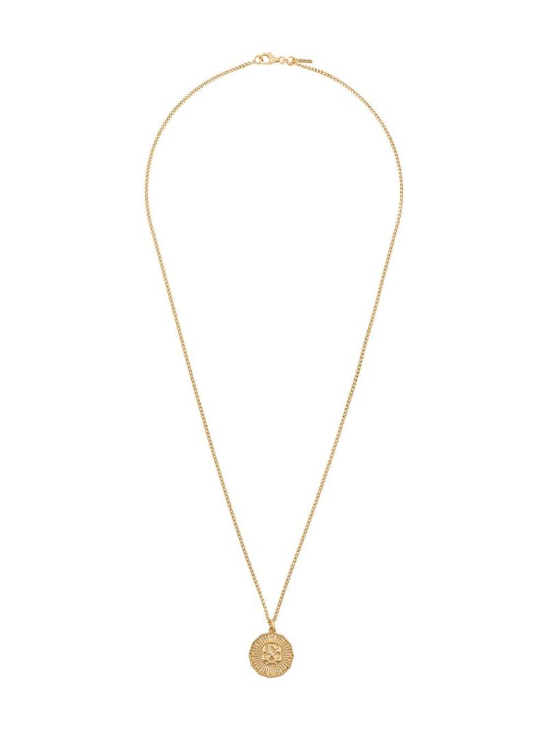 Emanuele Bicocchi coin necklace - Gold von Emanuele Bicocchi