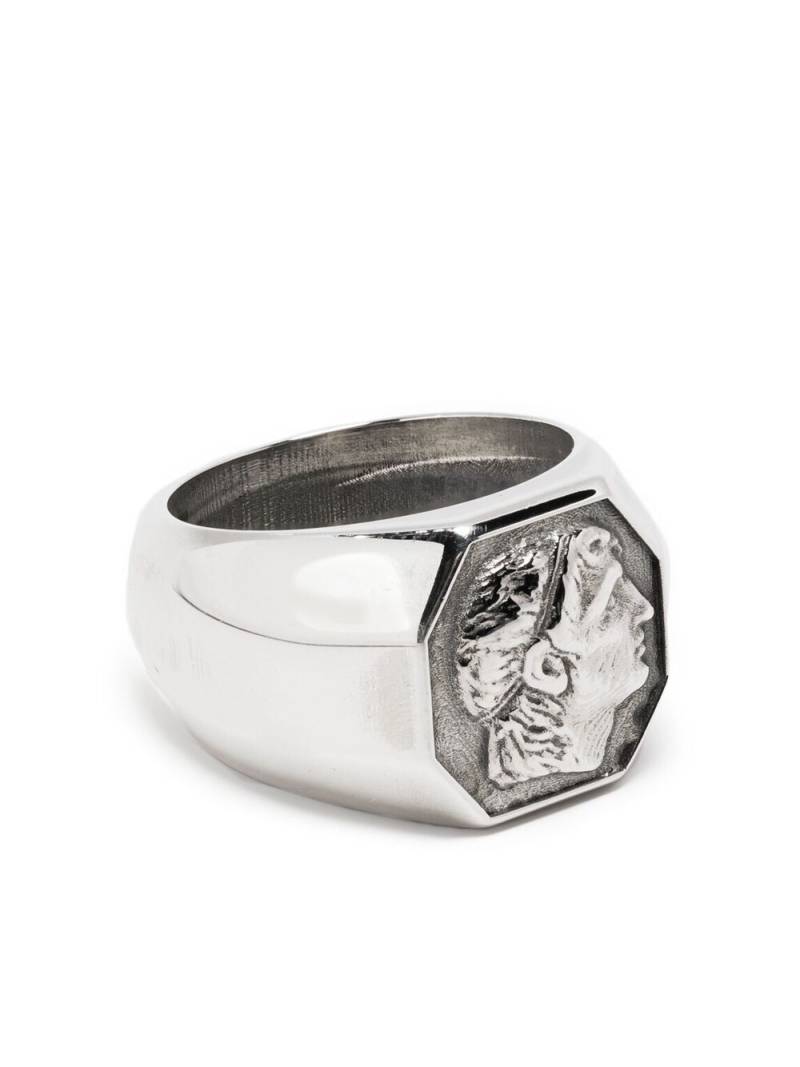 Emanuele Bicocchi coin signet ring - Silver von Emanuele Bicocchi