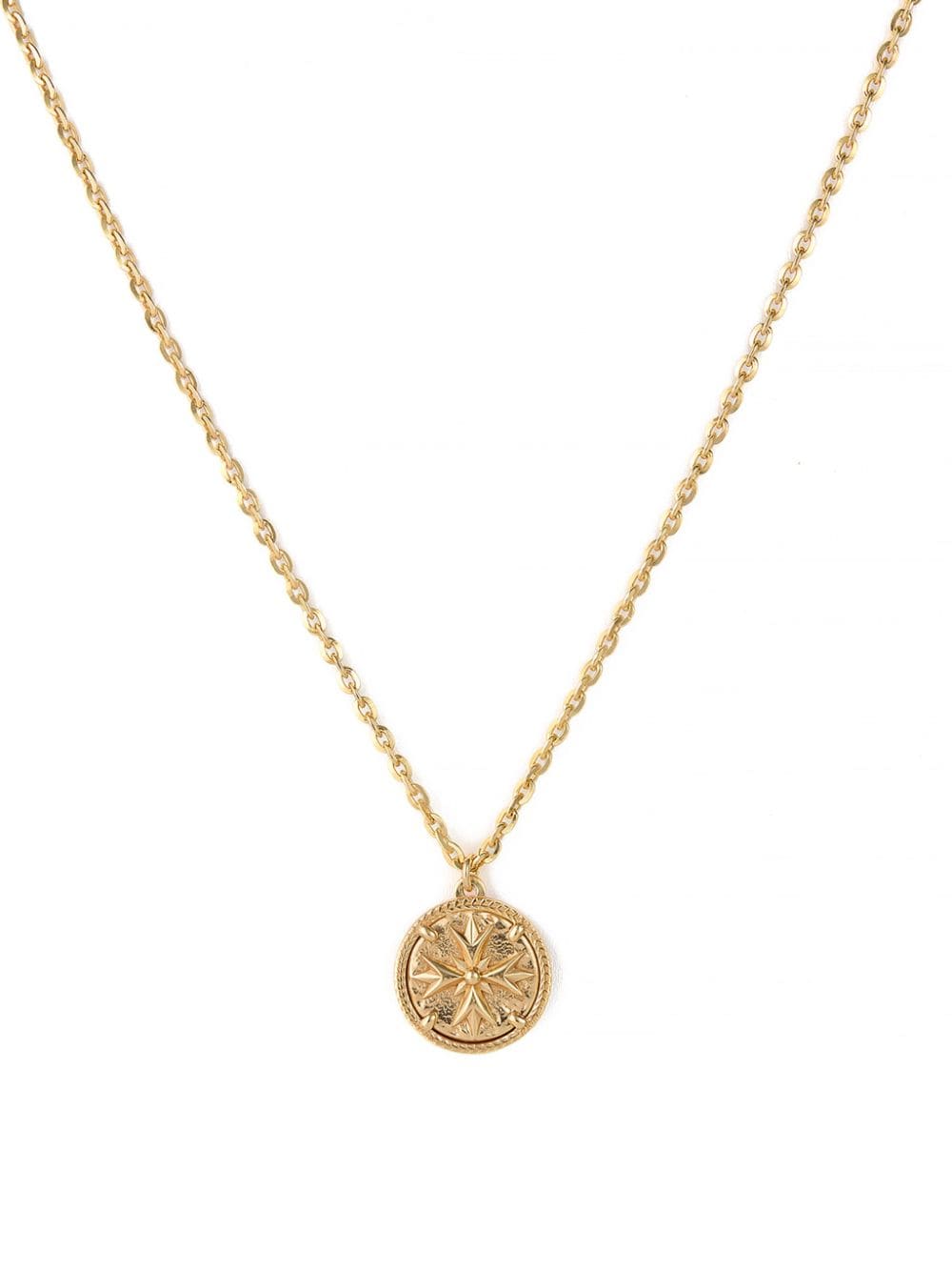 Emanuele Bicocchi crest tag pendant necklace - Gold von Emanuele Bicocchi