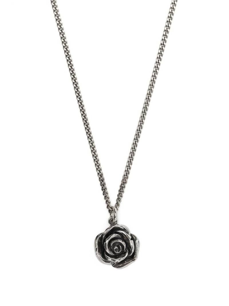 Emanuele Bicocchi floral-pendant sterling-silver necklace von Emanuele Bicocchi