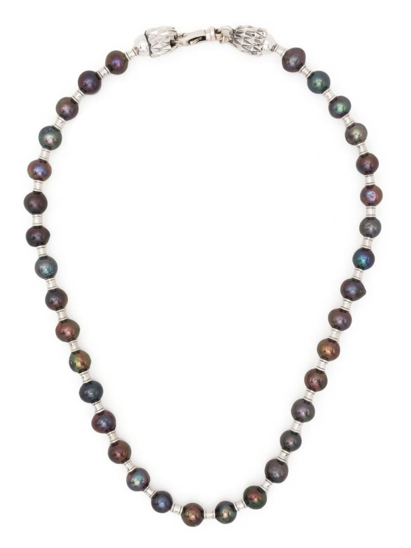 Emanuele Bicocchi freshwater pearl necklace - Black von Emanuele Bicocchi