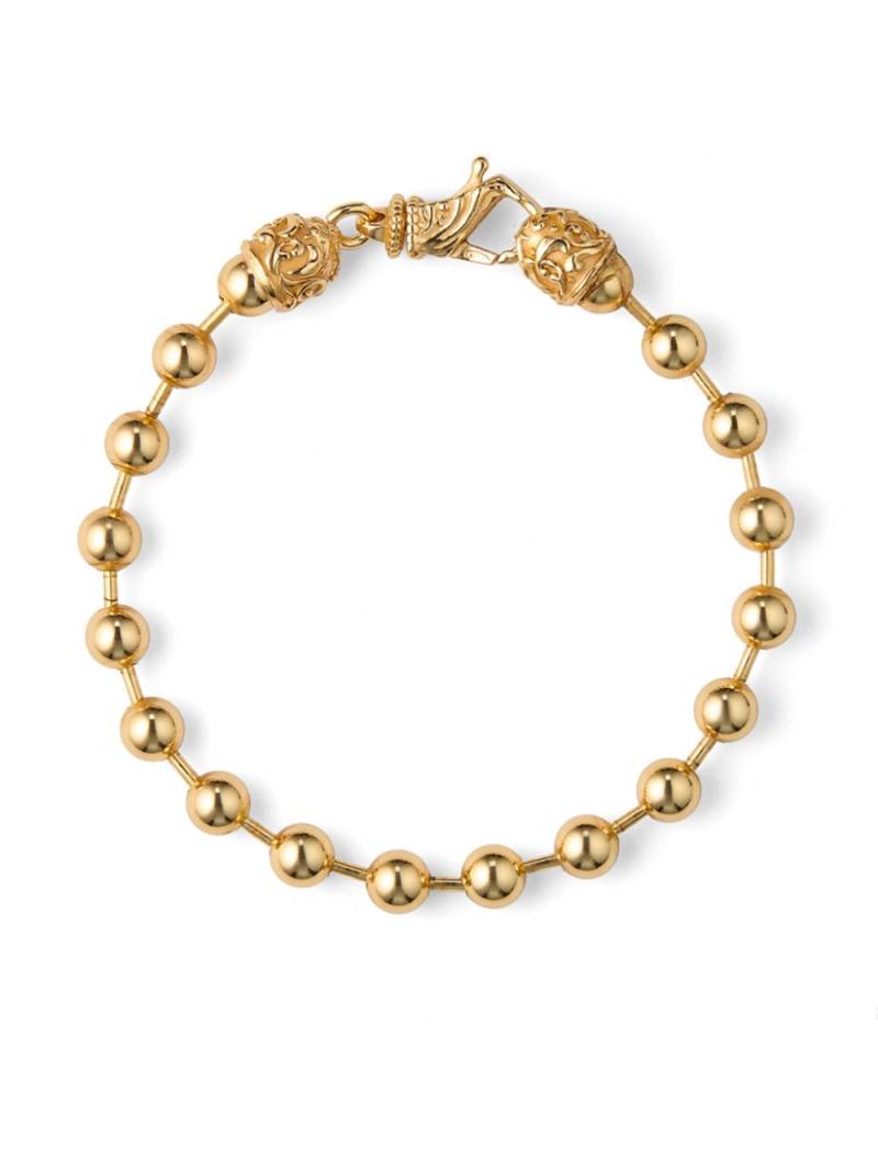 Emanuele Bicocchi gold-plated bead bracelet von Emanuele Bicocchi