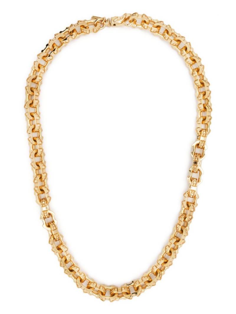 Emanuele Bicocchi gold plated spike chain necklace von Emanuele Bicocchi