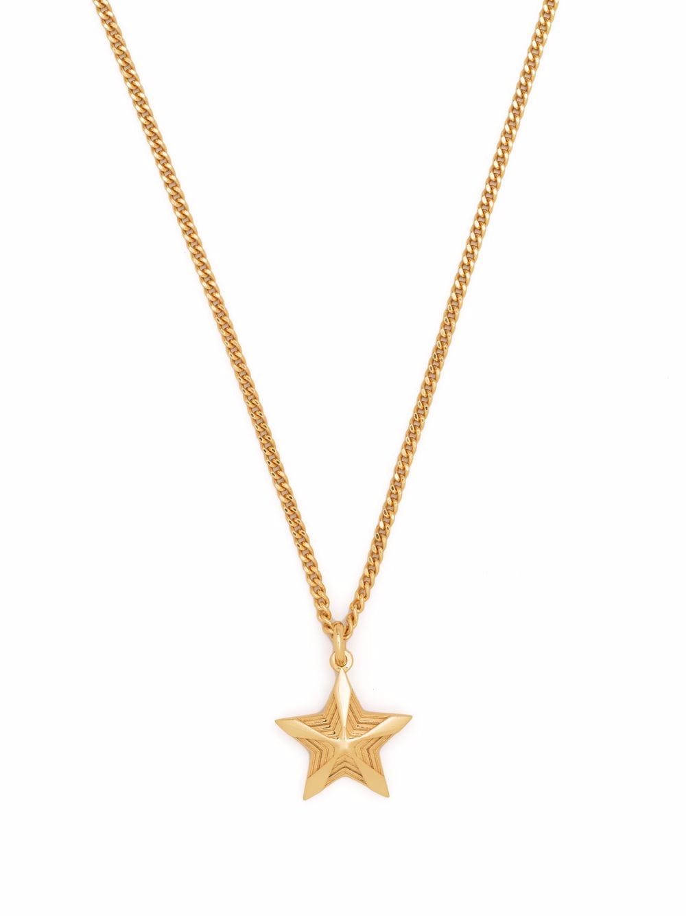 Emanuele Bicocchi gold-plated star pendant necklace von Emanuele Bicocchi