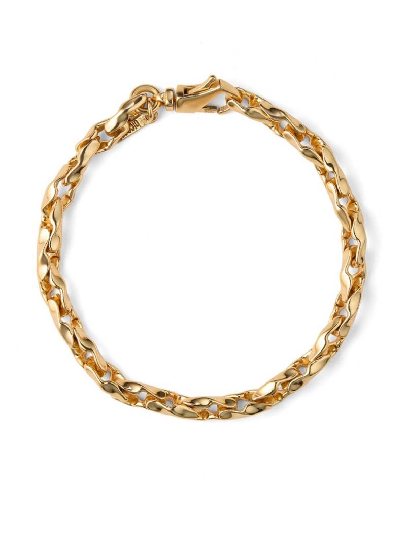 Emanuele Bicocchi hammered-chain bracelet - Gold von Emanuele Bicocchi