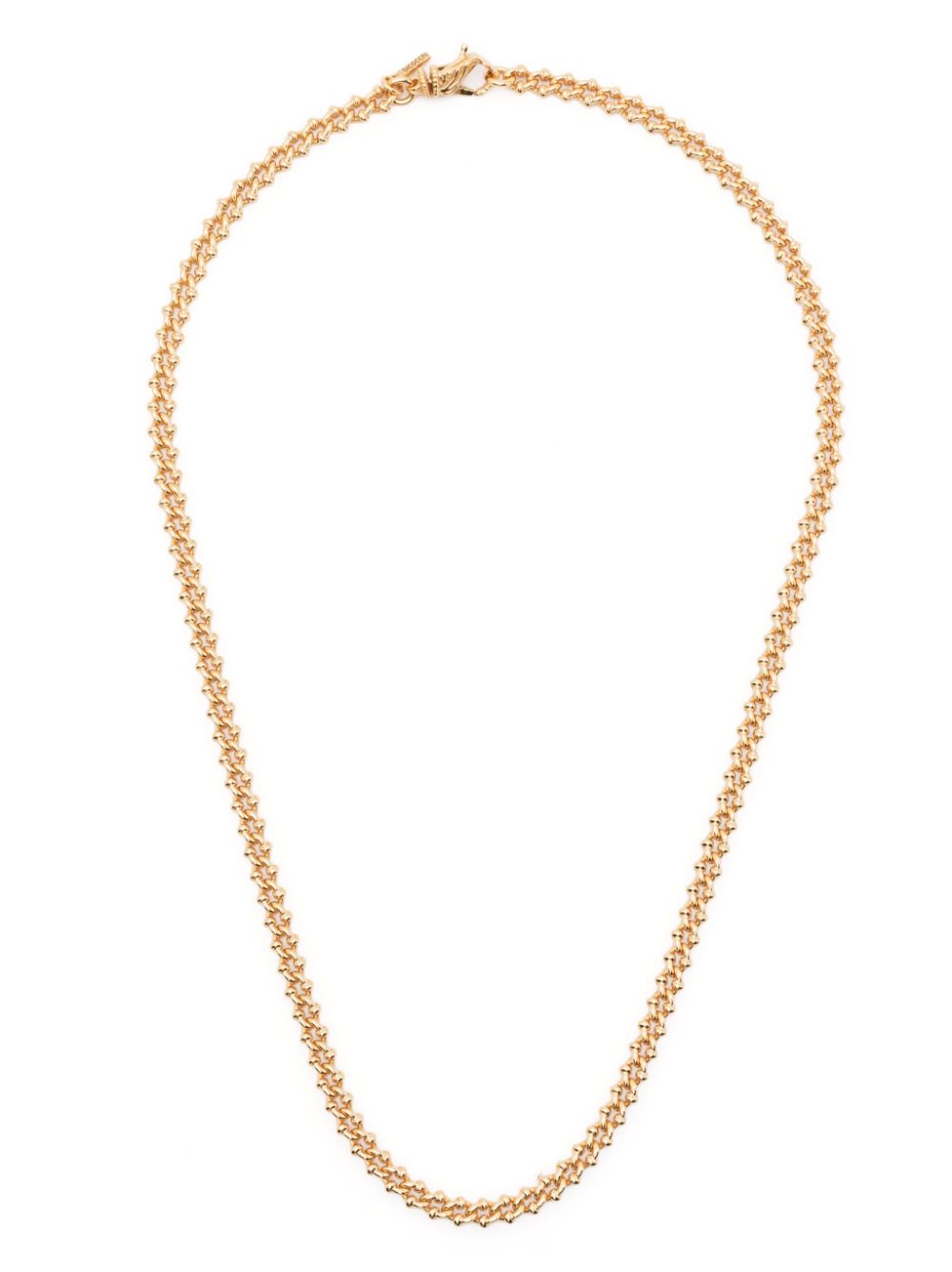 Emanuele Bicocchi knot-detail gold-plated chain necklace von Emanuele Bicocchi