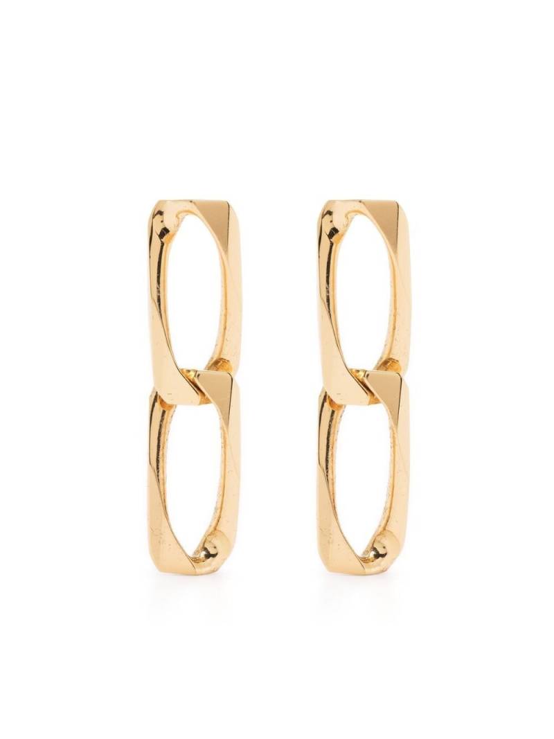 Emanuele Bicocchi large chain drop earring - Gold von Emanuele Bicocchi