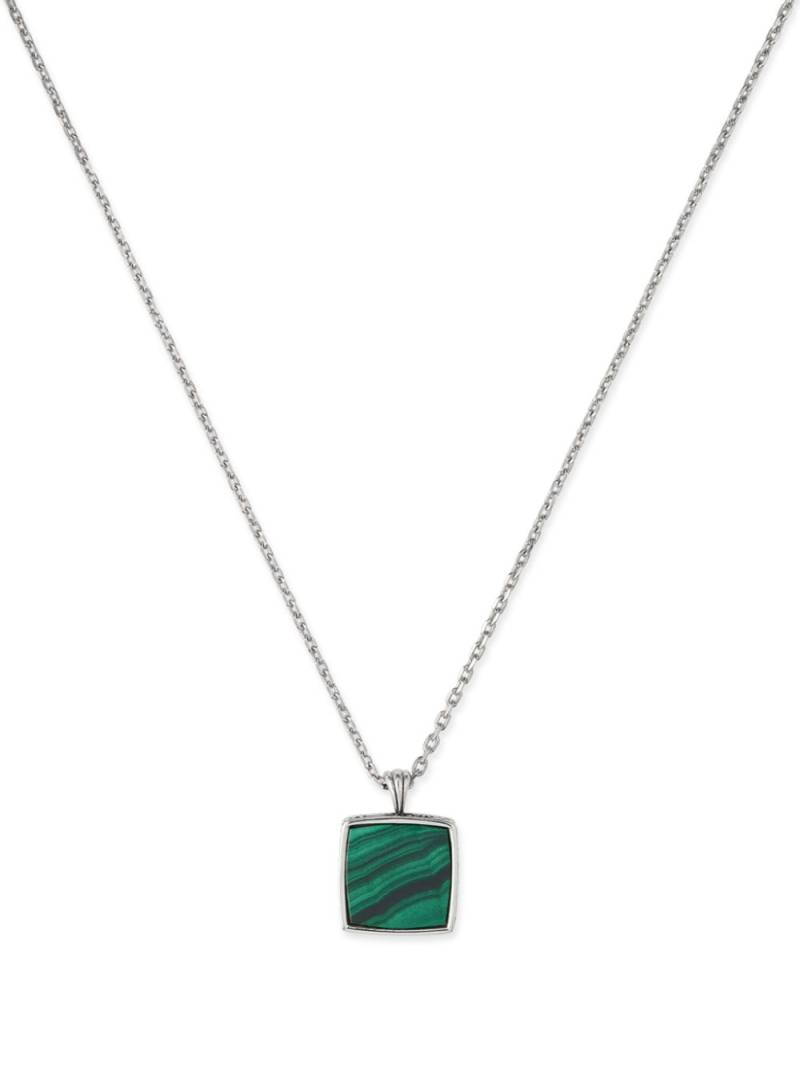 Emanuele Bicocchi malachite-amulet necklace - Silver von Emanuele Bicocchi