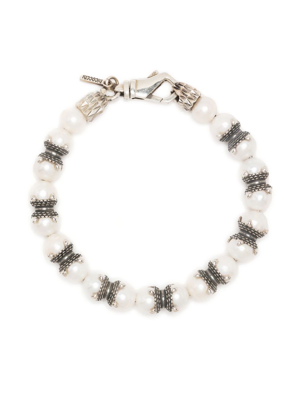 Emanuele Bicocchi large freshwater pearl bracelet - White von Emanuele Bicocchi