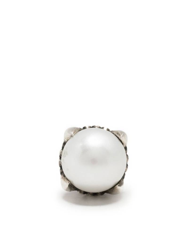 Emanuele Bicocchi pearl stud earring - Silver von Emanuele Bicocchi