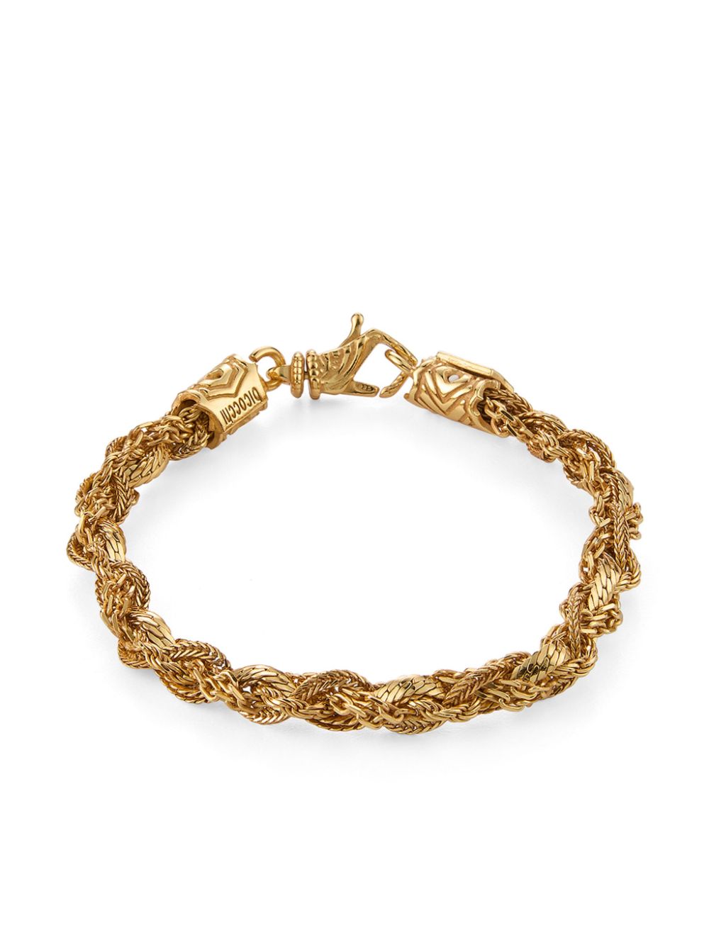 Emanuele Bicocchi rope-chain silver bracelet - Gold von Emanuele Bicocchi