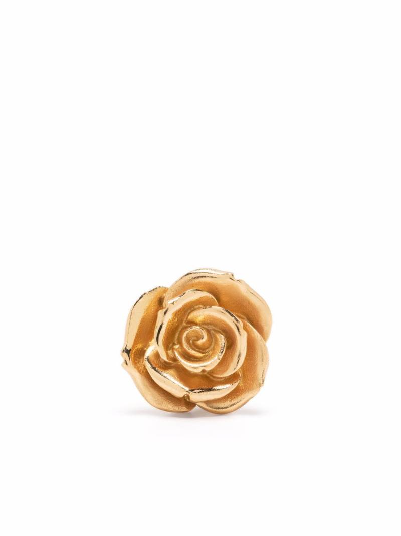 Emanuele Bicocchi rose stud earring - Gold von Emanuele Bicocchi