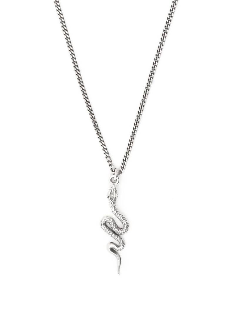 Emanuele Bicocchi serpent pendant necklace - Silver von Emanuele Bicocchi