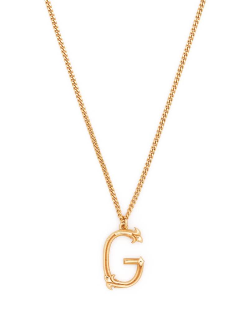 Emanuele Bicocchi statement-pendant polished-finish necklace - Gold von Emanuele Bicocchi