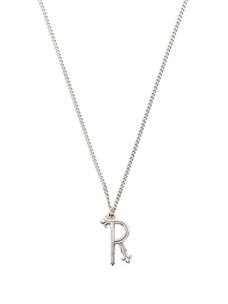 Emanuele Bicocchi statement-pendant polished-finish necklace - Silver von Emanuele Bicocchi